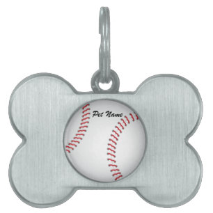 Vorlage für Pet-Namen im Baseball-Feld Tiermarke