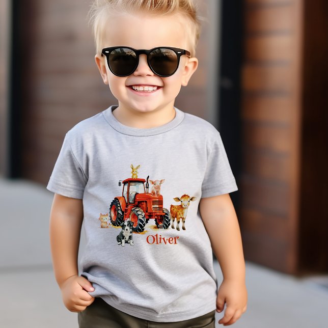 Vorlage für Red Trator Farm Animes T-Shirt (Von Creator hochgeladen)