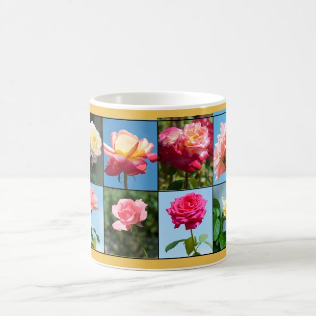 Vorlage für Rose Kaffeetasse (Mittel)