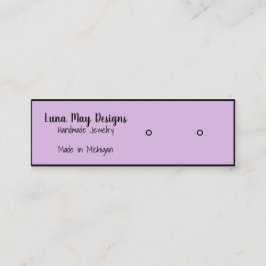 Vorlage für Schmuck-Visitenkarten Mini Visitenkarte