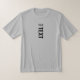 Vorlage für Sport Activewear Mens Modernes Silber T-Shirt (Laydown)