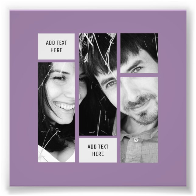 Vorlage für Text im Mauve-Foto - Übertragung auf e Fotodruck (Vorne)