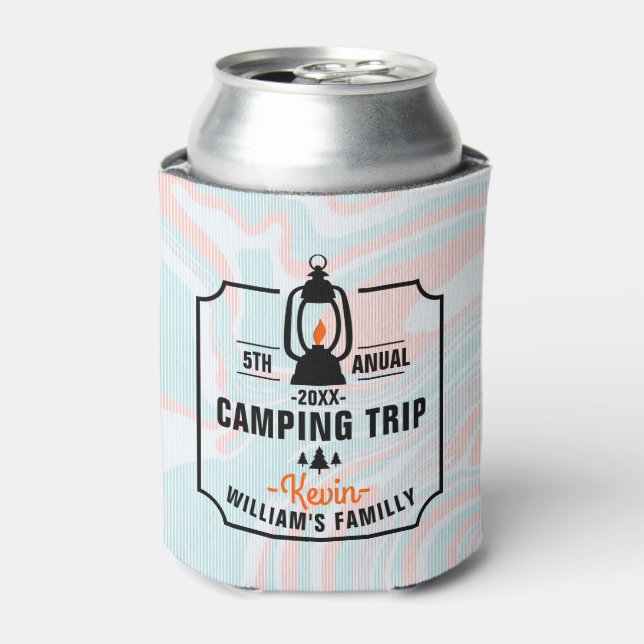 Vorlage für Trip-Text-Camping in der Familie Dosenkühler (Kanne Vorderseite)