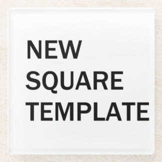 Vorlage für Untersetzer aus Glas