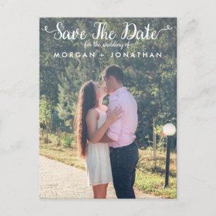 Vorlage für vertikale Save the Date Postkarten