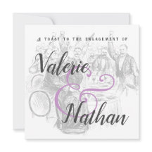 Vorlage für Vintage Illustration Save the Date