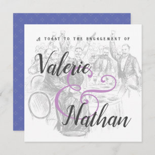 Vorlage für Vintage Illustration Save the Date