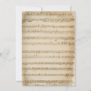 Vorlage für Vintage Musikblätter Antike
