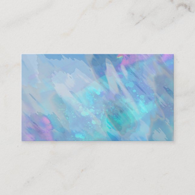 Vorlage für Visitenkarten Blau, Farbe abstrakt Visitenkarte (Vorderseite)