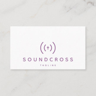 Vorlage für Visitenkarten für Cross- und Sound-Log Visitenkarte