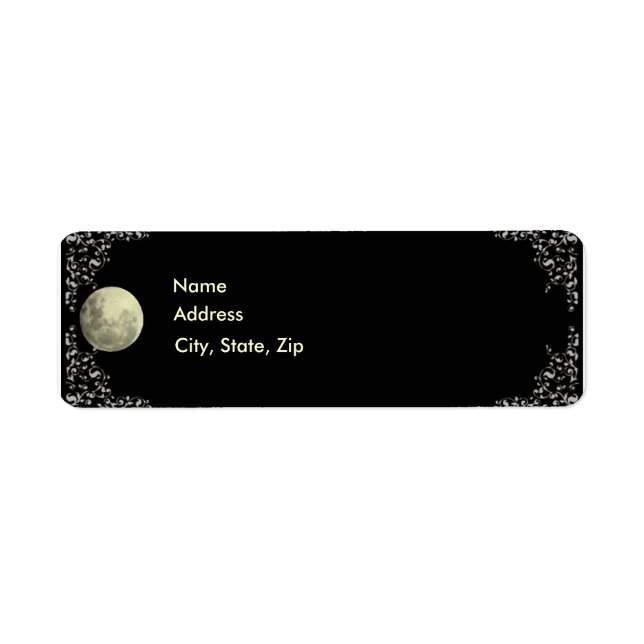 Vorlage für Vollmond-Adressbezeichnungen (Vorne)