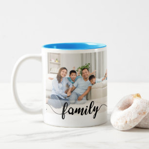 Vorlage für Wiedersehen-Foto-Tasse Zweifarbige Tasse