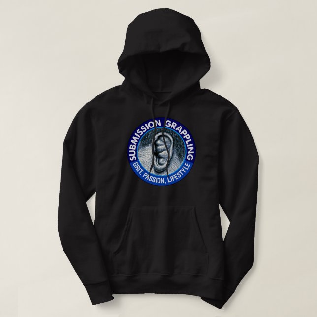 Vorlage    Grapplercauliflower    earjiu jitsu, Hoodie (Design vorne)