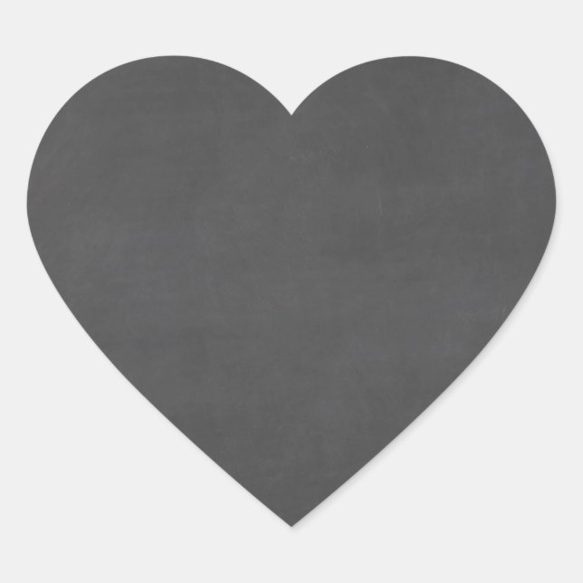 Vorlage - Hintergrund der Chalkboard-Vorlage anpas Herz-Aufkleber (Vorderseite)