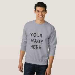 Vorlage Hochladen des Fotos für das Logo hinzufüge Sweatshirt