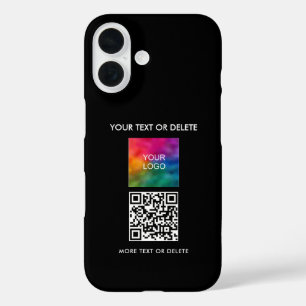 Vorlage Hochladen des QR-Codes für Ihr eigenes Fir iPhone 16 Hülle