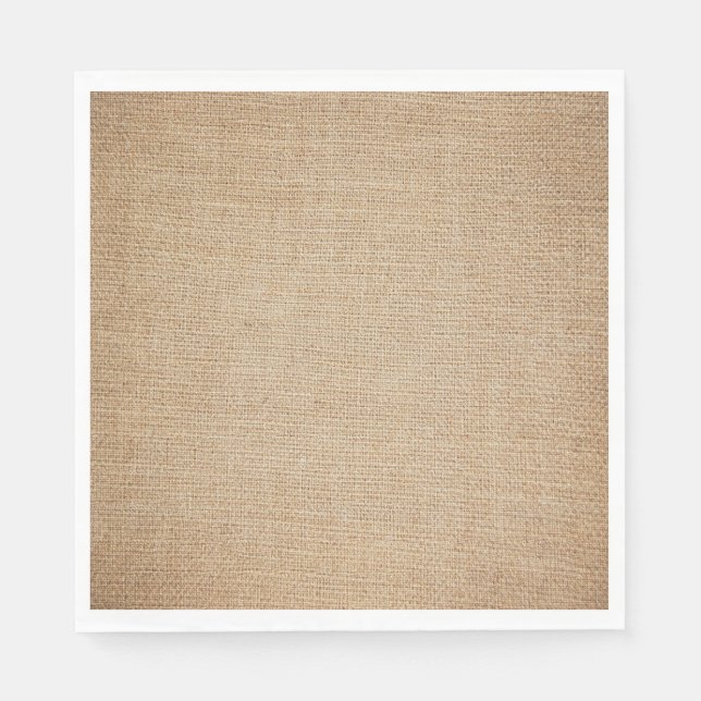 Vorlage - Jute Hintergrund Serviette (Vorderseite)