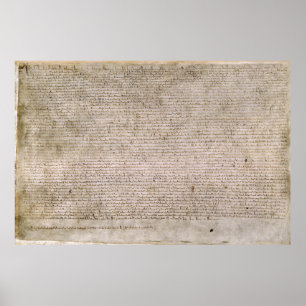 VORLAGE Magna- CartaBritish Library 1215 Poster