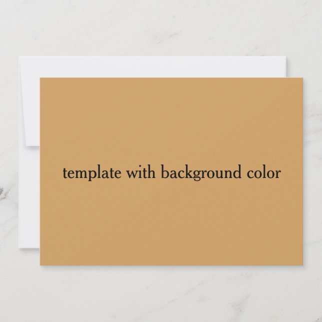 Vorlage mit Hintergrundfarbe (Vorderseite)