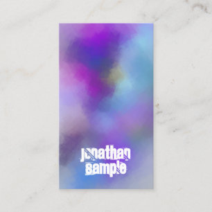 Vorlage Moderner Abstrakter Kunstfehler Visitenkarte