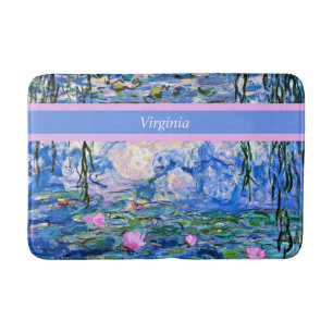 Vorlage Monet - Water Lilies 1919, Badematte
