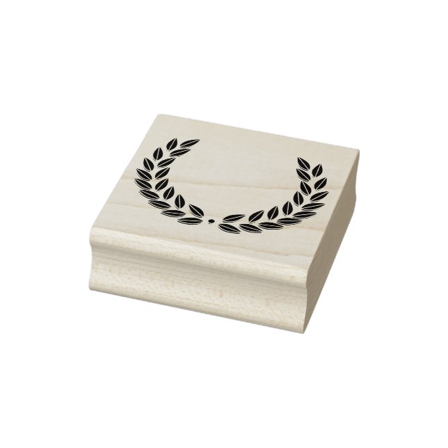 Vorlage setzen Sie Ihren Namen olympischen Kranz-B Gummistempel (Stempel)