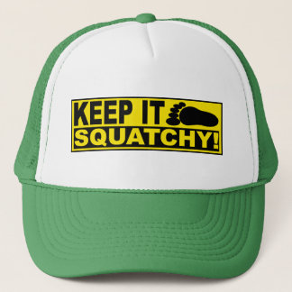 Vorlage u. Gut-Selling Bobo BEHALTEN ES SQUATCHY! Truckerkappe