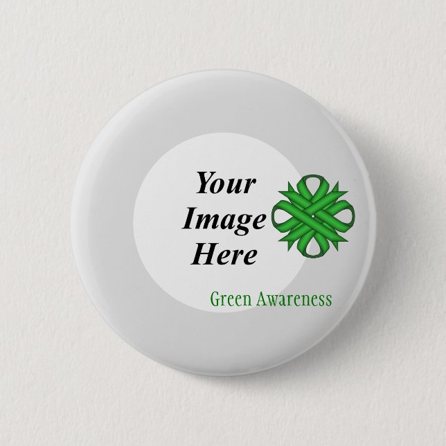 Vorlage von Kenneth Yoncich zu grünen Klemmen Button (Vorderseite)