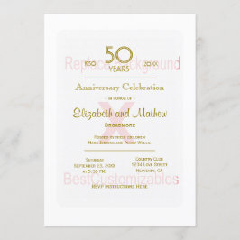 Vorlage zum 50. Jahrestag