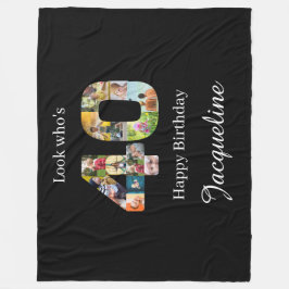 Vorlage zum FotoCollage 40. Geburtstag Fleecedecke