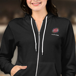 Vorlage zum Hochladen von Firmenlogo und -namen - Hoodie