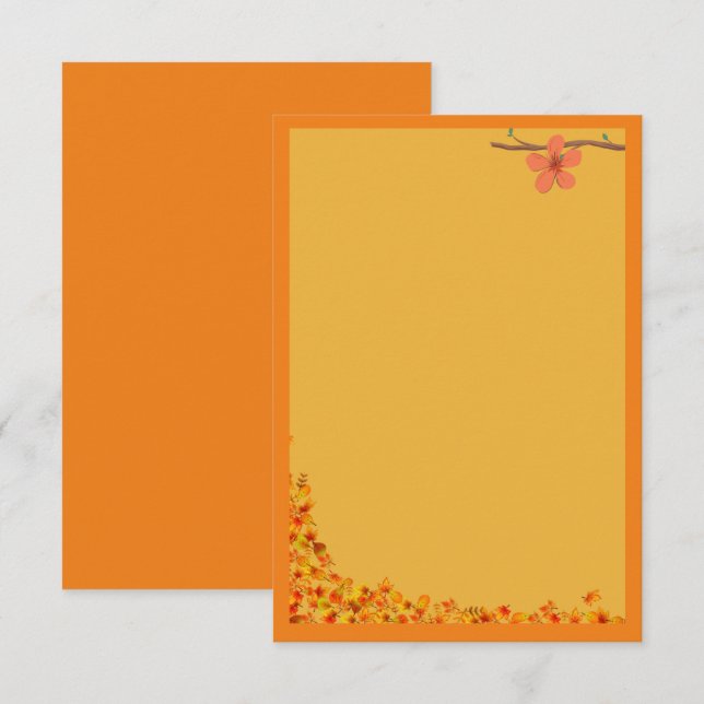 Vorlagen einladen/begrüßen - Persönlich gestalten  (Vorne/Hinten)