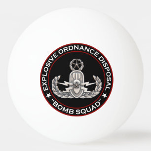 Vorlagen-EOD-Bombengeschwader Tischtennisball