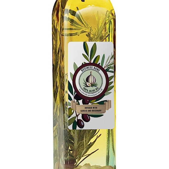 Vorlagen für das Etikett "Knoblauch und Rosmarin" (Von Creator hochgeladen)