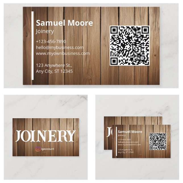 Vorlagen Visitenkarte (Joinery Templates Business Card
)