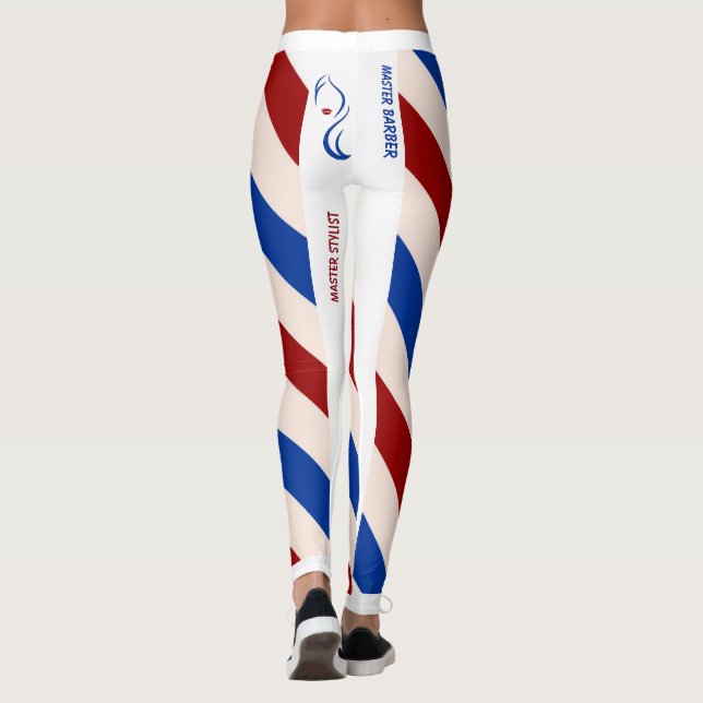 Vorlagenfriseur-/Stylist-Leggings Leggings (Rückseite)