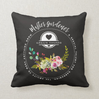 Vorlagengärtner, im Garten arbeitengeschenke. Kissen