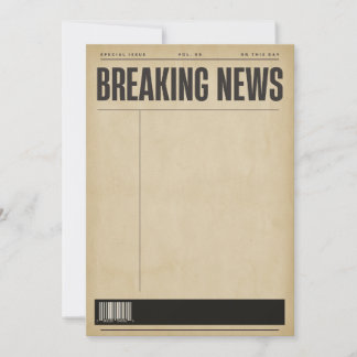 Vorlagenkarte für Newsletter-Ankündigungen Einladung