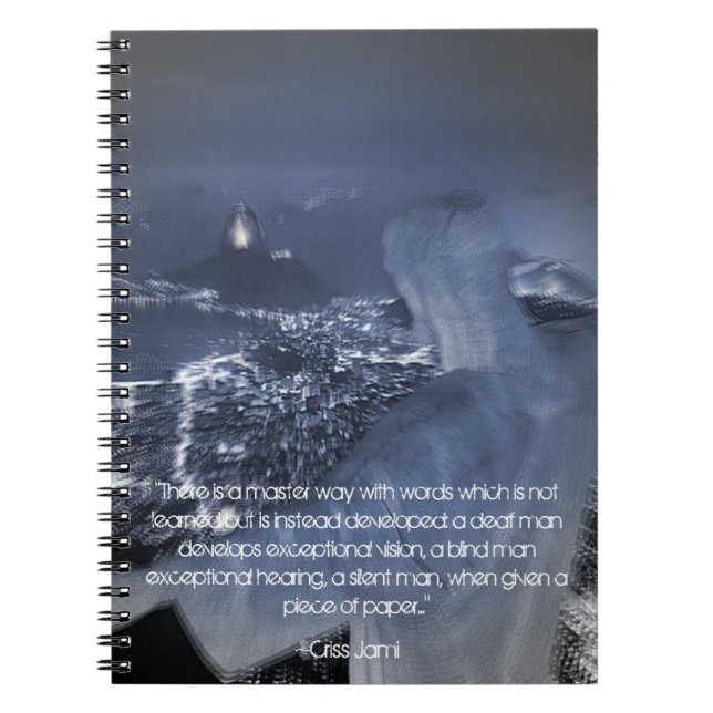 "Vorlagenweise mit Wort-" Notizbuch Notizblock (Vorderseite)