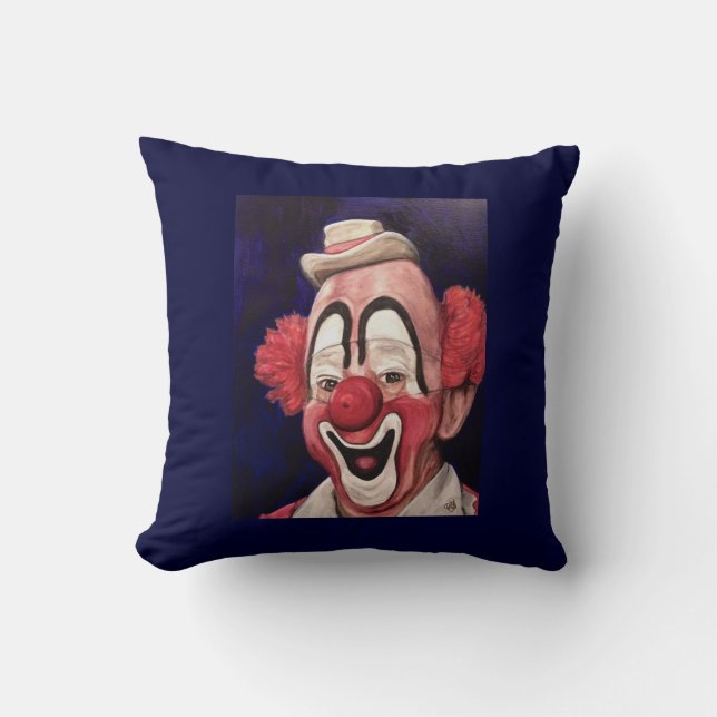 VorlagenWurfs-Kissen clownLou Jacobs Kissen (Vorderseite)
