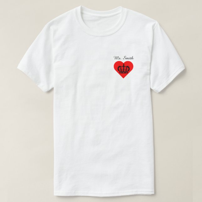 Vorlagenzuordnungspaar T-Shirt (Design vorne)