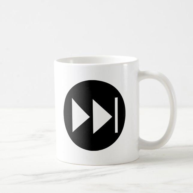 Vorlauf-Knopf-Symbol Kaffeetasse (Rechts)
