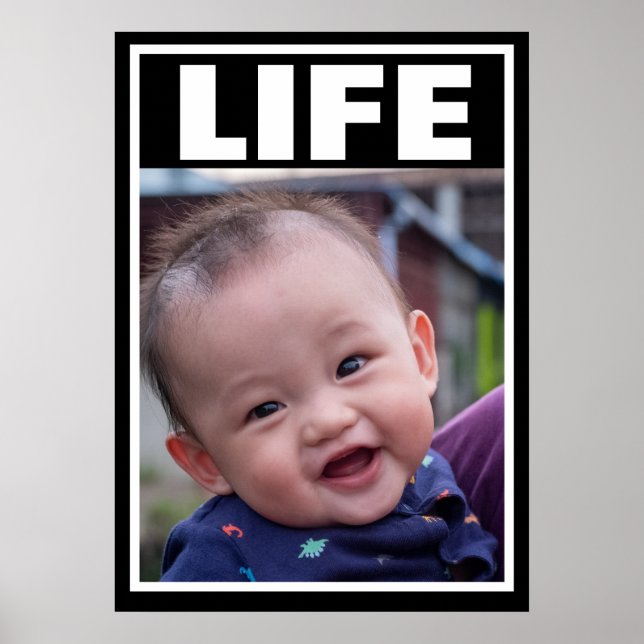 VORLEBENSLAUF VON ASIAN BABY SÄUGLING LIFE POSTER (Vorne)