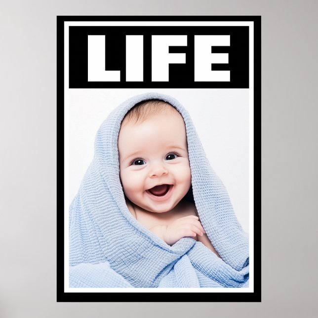 VORLEBENSMILING BABY SÄUGLING LIFE POSTER (Vorne)