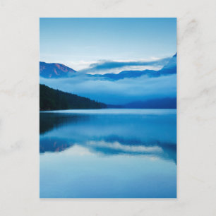 Vormittag am Bohinj-See in Slowenien Postkarte