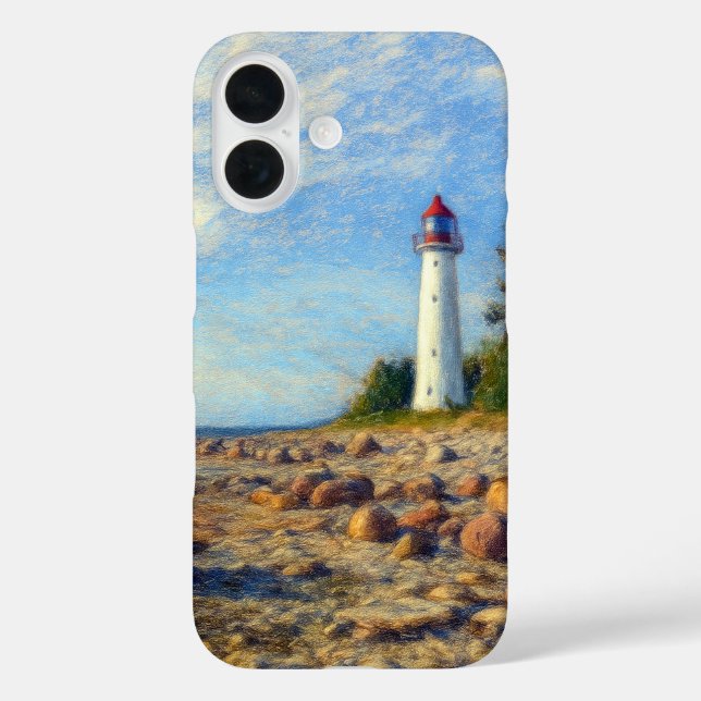 Vormsi Stille iPhone 16 Hülle (Rückseite)