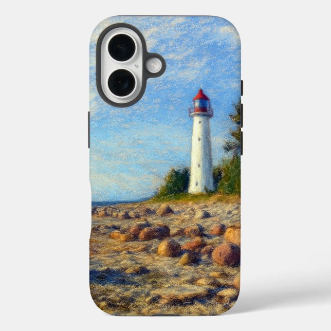 Vormsi Stille iPhone 16 Hülle (Rückseite)