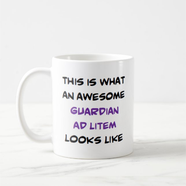 Vormund ad litem, phantastisch kaffeetasse (Links)