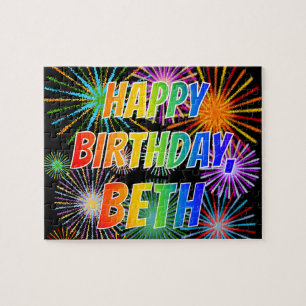 Vorname "BETH", Spaß "GLÜCKLICHER GEBURTSTAG"