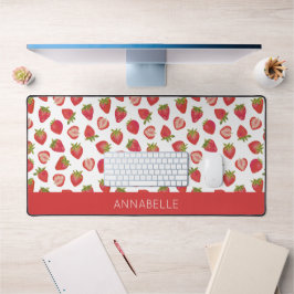 Vorname des Erdbeermusters Schreibtischunterlage